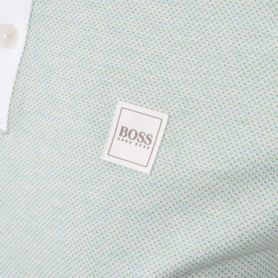 Alternative Image for ProductBOSS Partly Short Sleeved Polo T Shirt Green3